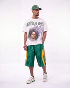 Vale Forever Iverson Basketball Shorts Green