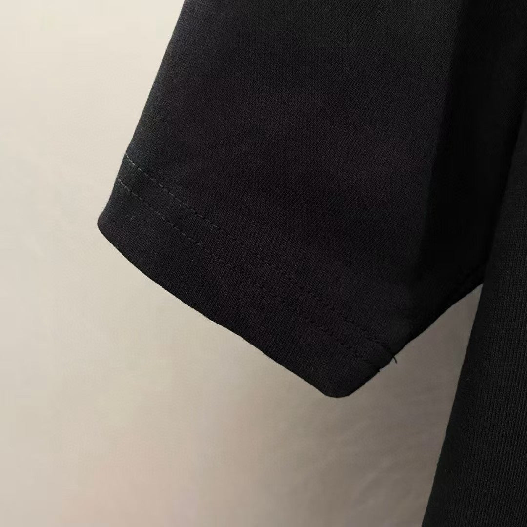 Amiri Preemo Vinyl Record Front Graphic Crew‑Neck Short‑Sleeve T‑Shirt
