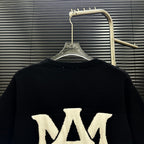AMIRI Pixel‑Logo Short‑Sleeve Knit T‑Shirt
