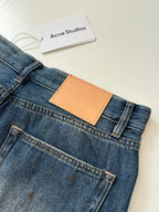 Acne Studios Paint‑Splatter Vintage Wide‑Leg Jeans
