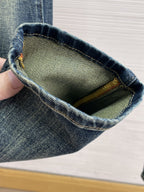 Ralph Lauren Men's Vintage Faded Slim‑Fit Denim Jeans