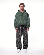 Vale Forever Flag Zip Up Hoodie Green