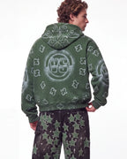 Vale Forever Flag Zip Up Hoodie Green