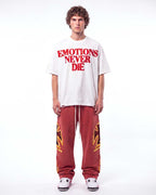 Vale Forever La Flare Sweatpants Red