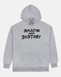 SKATE AND DESTROY - HOODIE - GREY