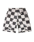 Vale Forever Checker Jorts Black/White