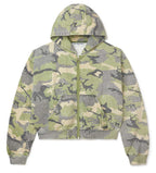Vale Forever Crystal Camo Work Jacket Green
