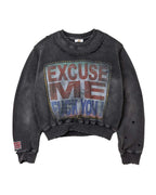Vale Forever Excuse Me Crewneck Black