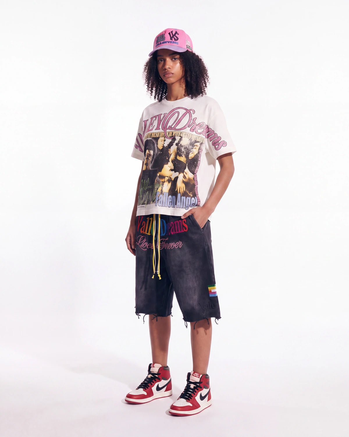 Vale Forever Fallen Bling Tee White