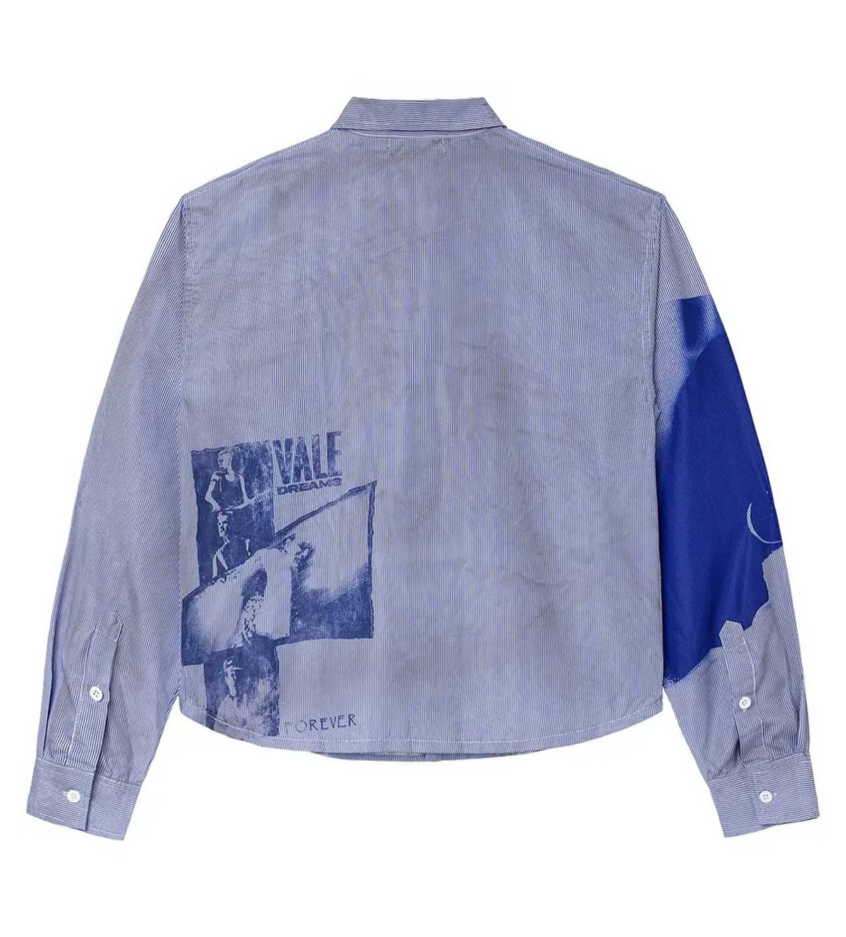 Vale Forever Freedom Button-Up Striped Blue