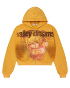 Vale Forever Gold Rush Zip Up Hoodie Yellow