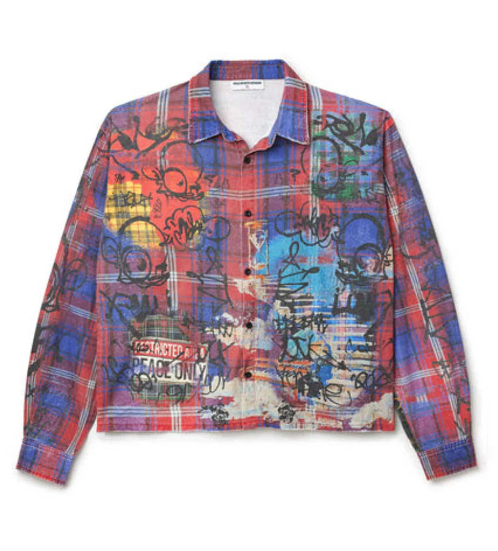 Vale Forever Graffiti Flannel Red