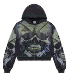 Vale Forever Grave Digger Zip Up Hoodie Black