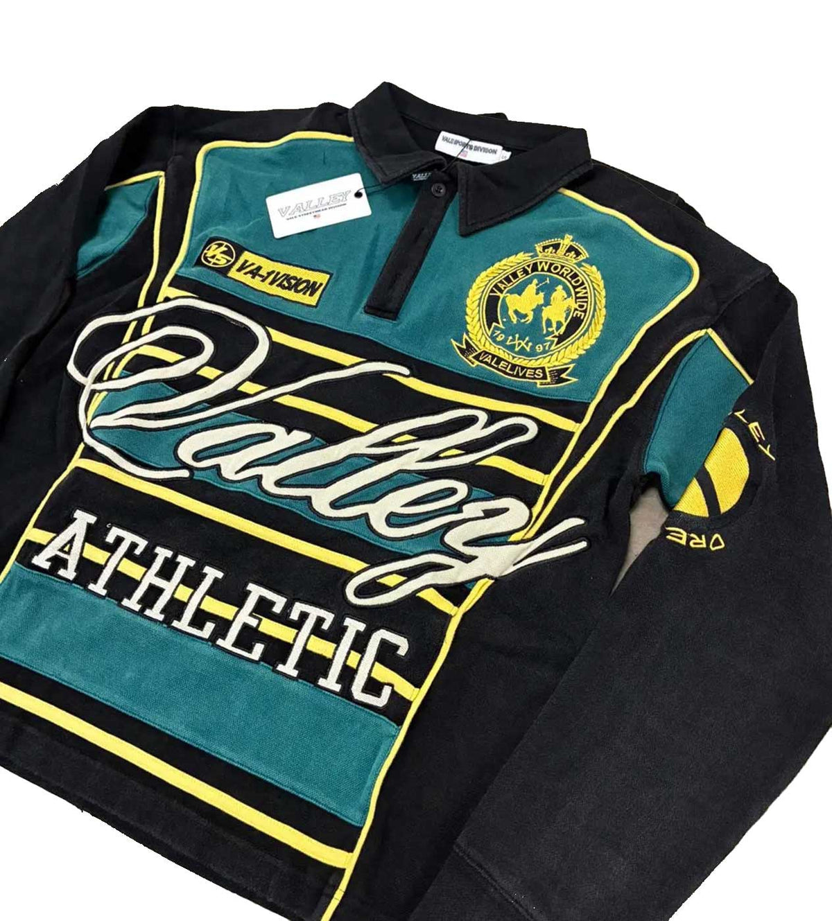 Vale Forever Laser Rugby Tee Black *In-Store Exclusive*