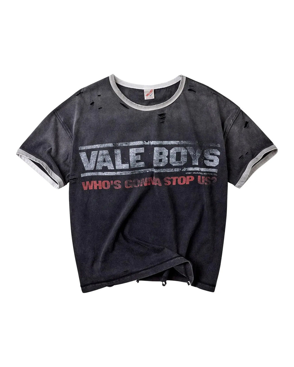 Vale Forever Oreo Ringer Tee Black