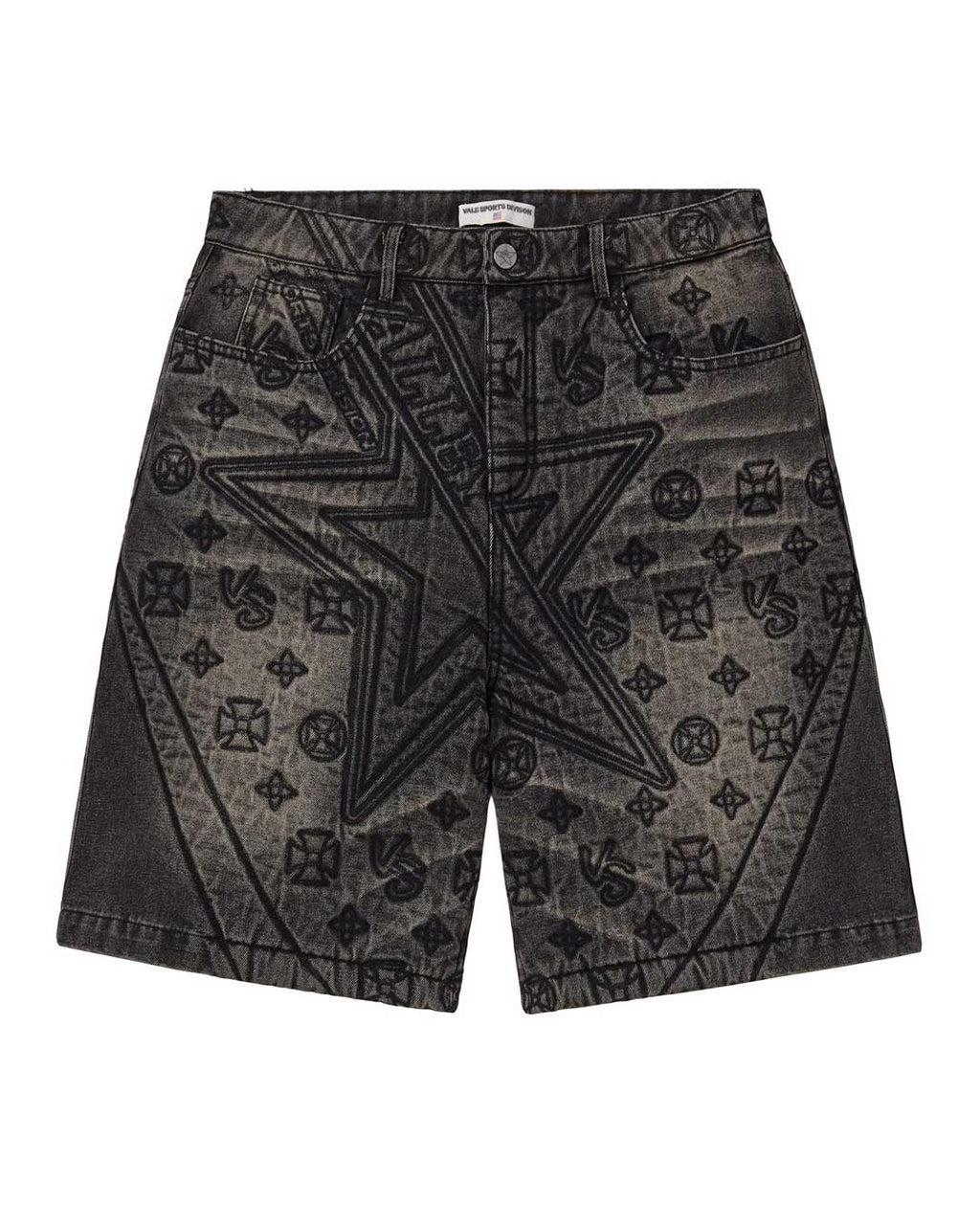 Vale Forever Spade Jorts Black