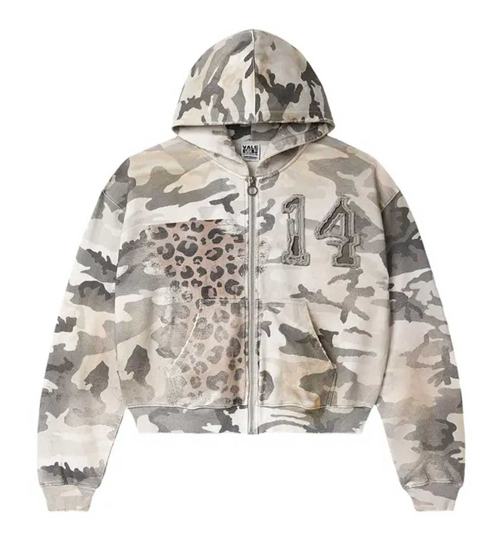Vale Forever Winter Camo Zip Up Off White