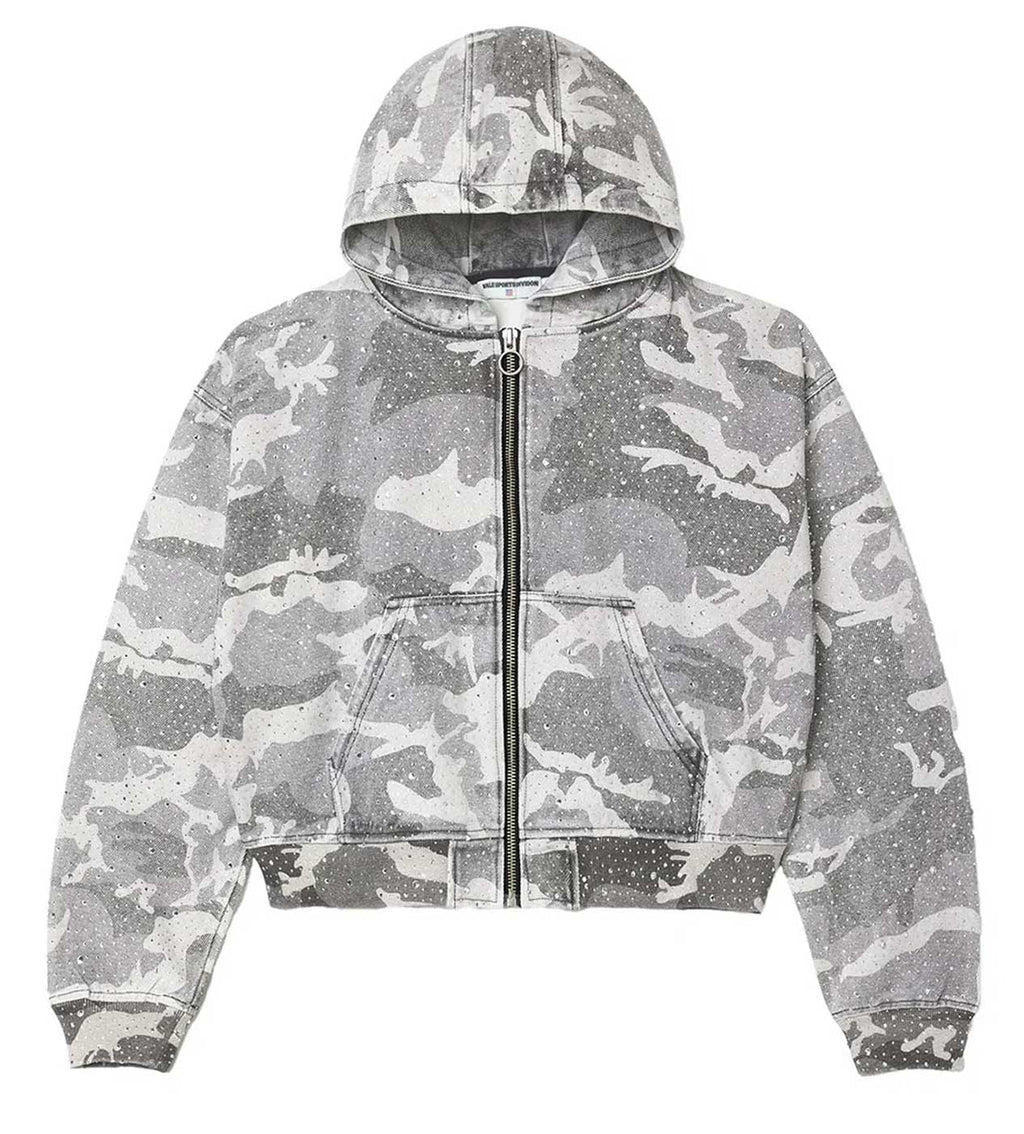 Vale Forever Winter Crystal Camo Work Jacket Grey
