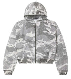 Vale Forever Winter Crystal Camo Work Jacket Grey