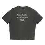 Acne Studios Sprayed 1996 Logo T-shirt Dusty Black