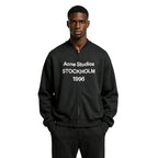 Acne Studios Zip Up 1996 Sweatshirt Black