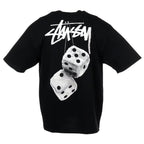 Stussy Fuzzy Dice Tee Black